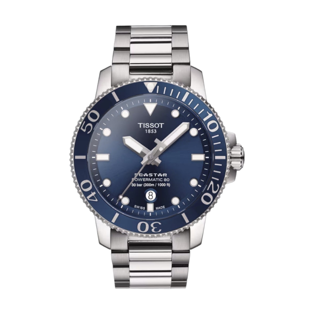 Tissot seastar 1000 automatic blue discount