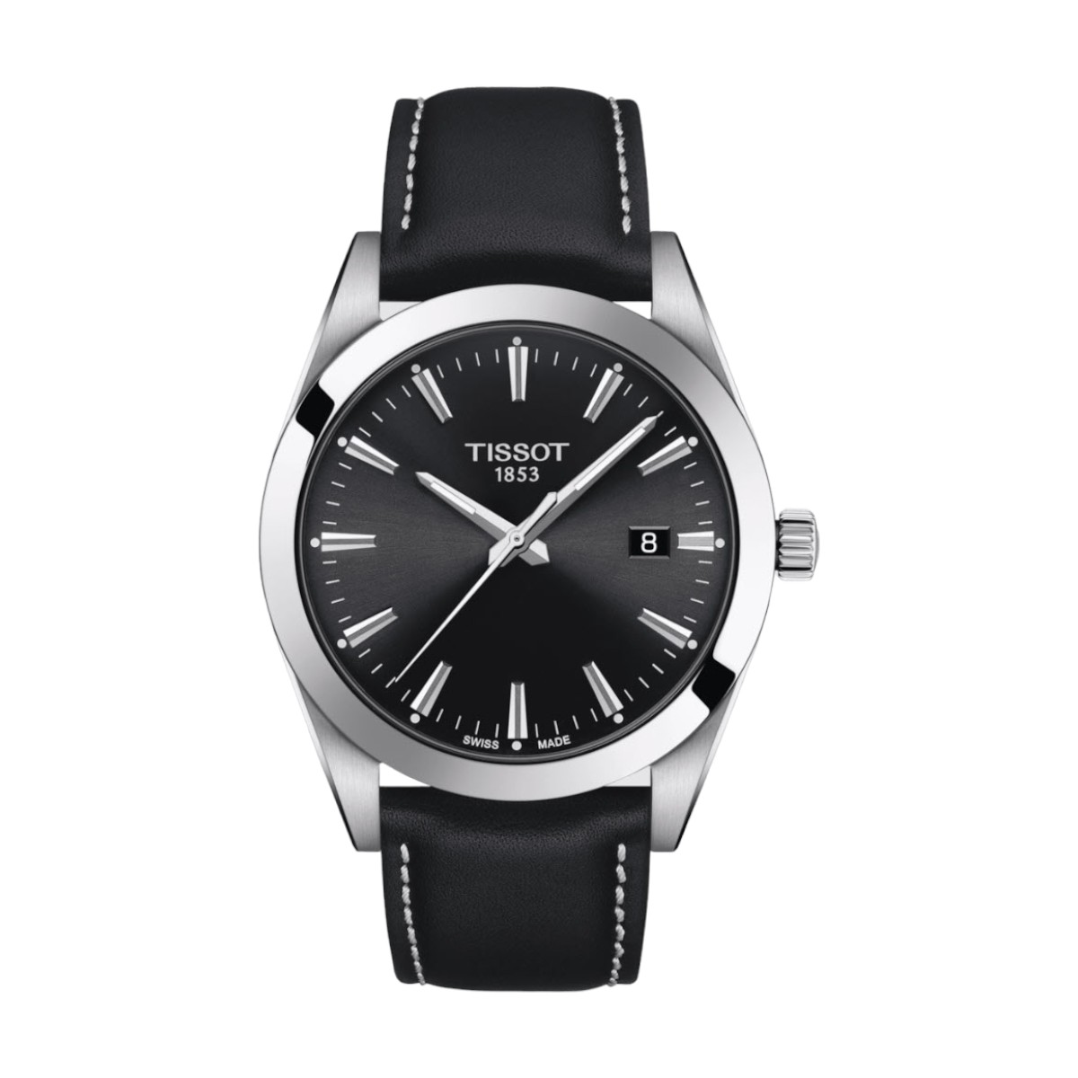 Tissot Gentleman 40mm Watch, Black Dial