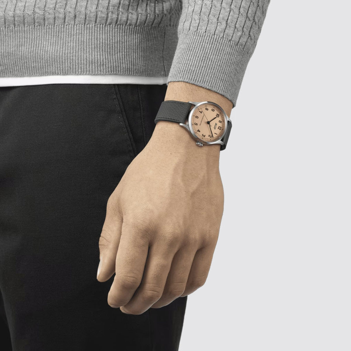 Tissot Heritage 1938 Automatic COSC 39mm Men's Watch, Pink Dial