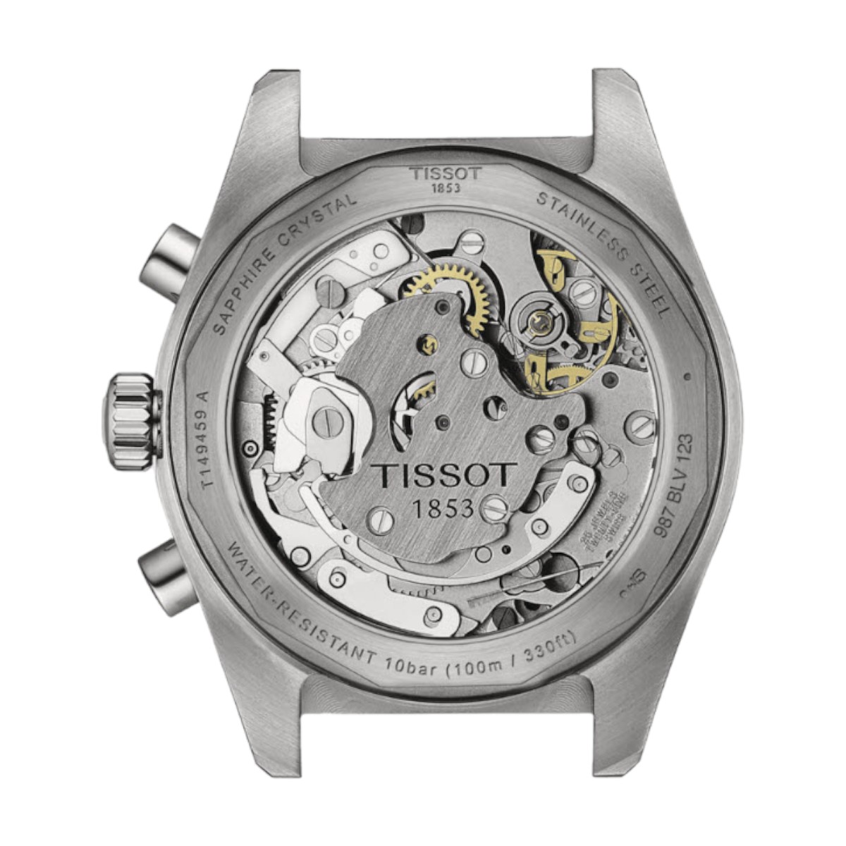 Tissot PR516 Mechanical Chronograph 41mm Men's Watch, Black Dial