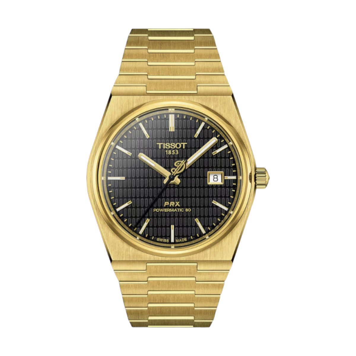 Tissot PRX Powermatic 80 Damian Lillard Special Edition 40mm Men's Watch, Black Dial