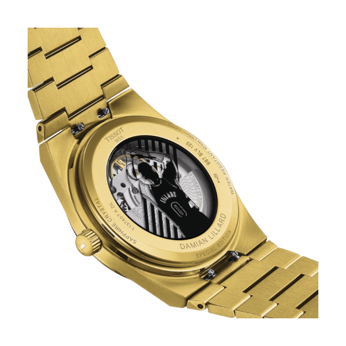 Tissot PRX Powermatic 80 Damian Lillard Special Edition 40mm Men's Watch, Black Dial