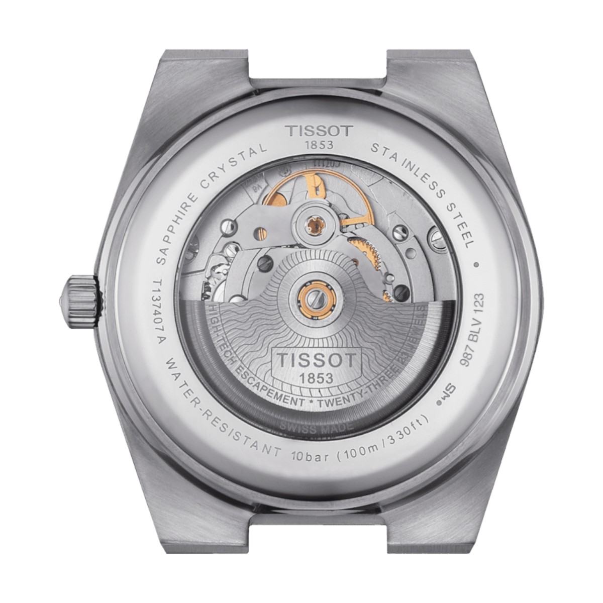 Tissot PRX Powermatic 80 40mm Watch, Black Chameleon Dial