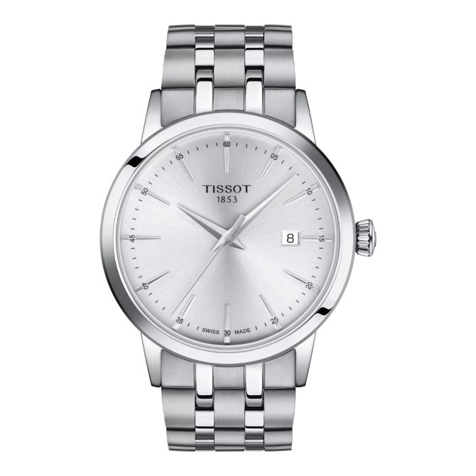Tissot Classic Dream 42mm Men's Watch, Silver Dial