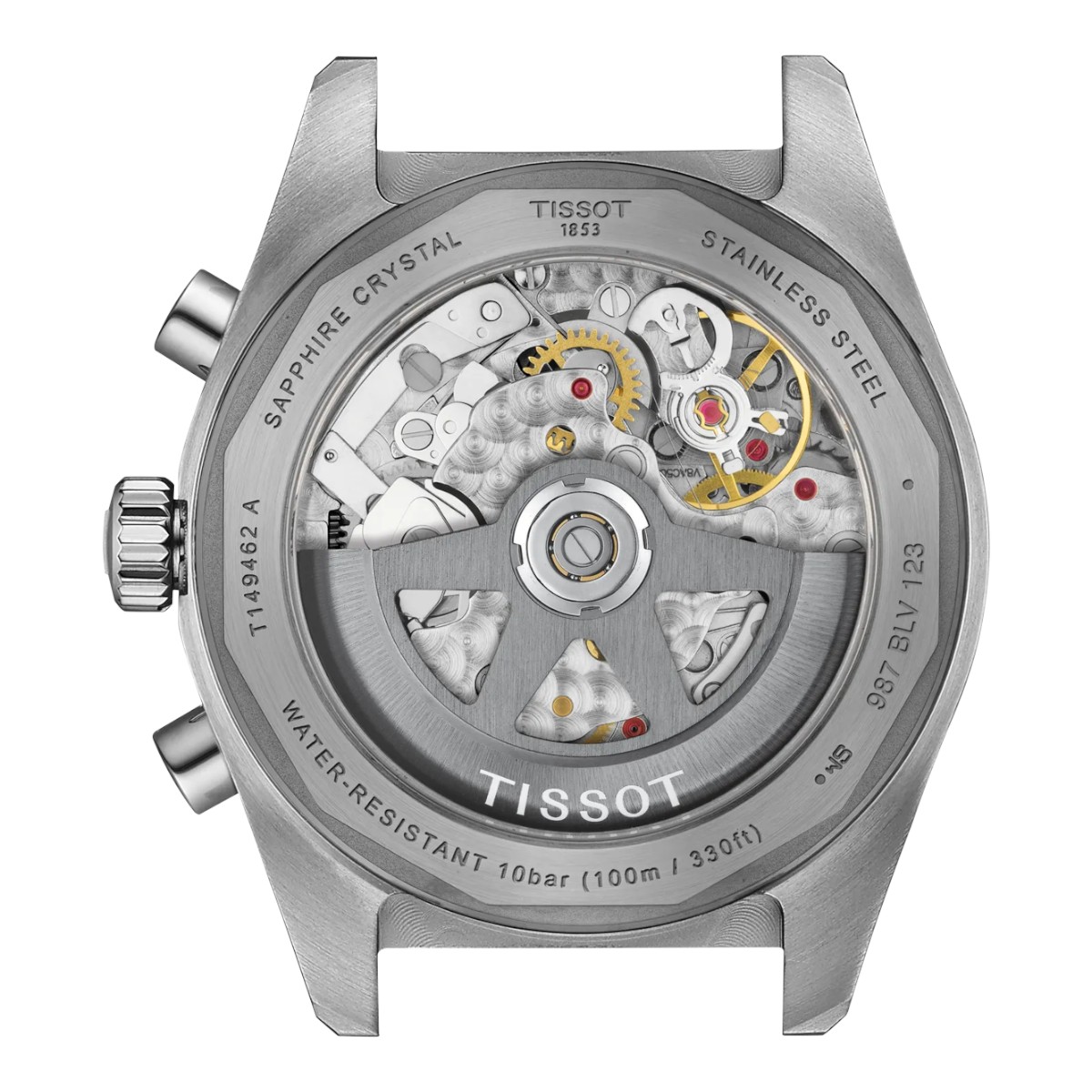 Tissot PR516 Automatic Chronograph 41mm Men's Watch, White Dial