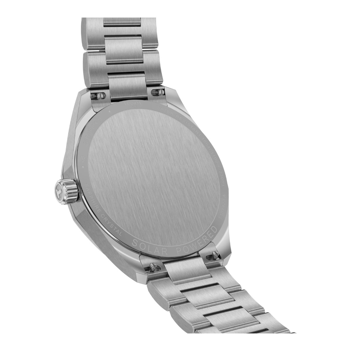 Tissot PRC 100 Solar Quartz 39mm Men's Watch, Silver Dial