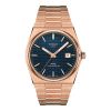 Tissot PRX Powermatic 80 40mm Men's Watch, Blue Dial and Rose Gold Stainless Steel Bracelet