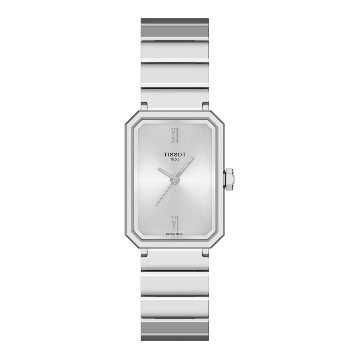 Tissot SRV 30mm Women's Watch, Silver Dial