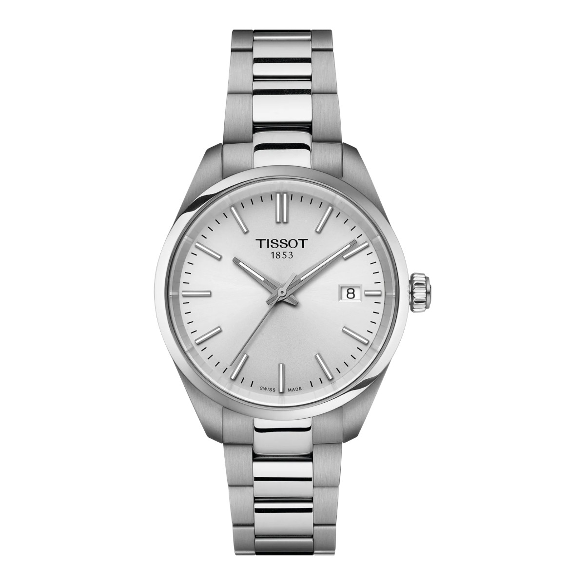 Tissot PR 100 34mm Women's Watch, Silver Dial