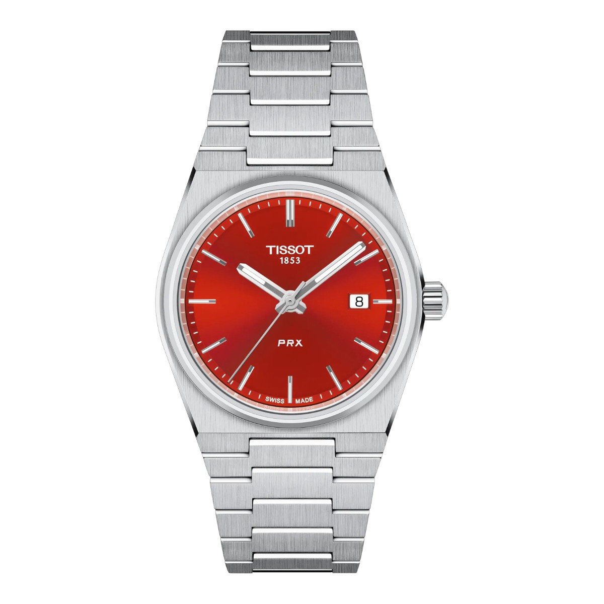 Tissot PRX 35MM Women's Watch, Red Dial
