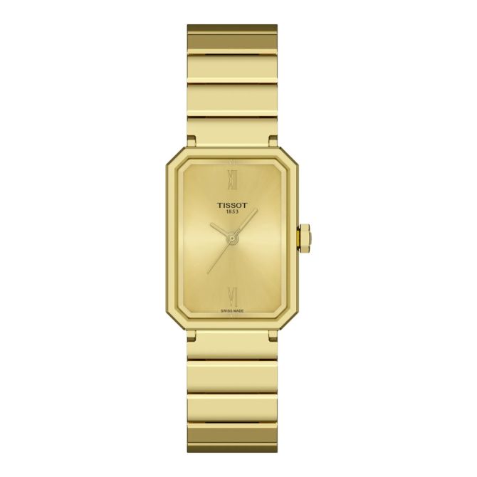 Tissot SRV 30mm Women's Watch, Gold PVD Coated Dial