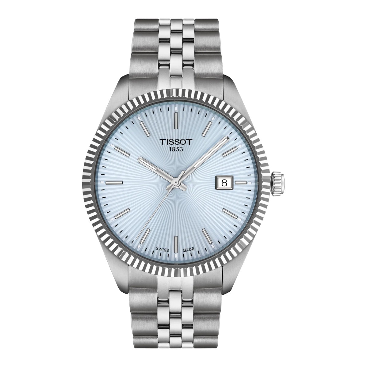 Tissot Ballade 40mm Men's Watch, Light Blue Dial