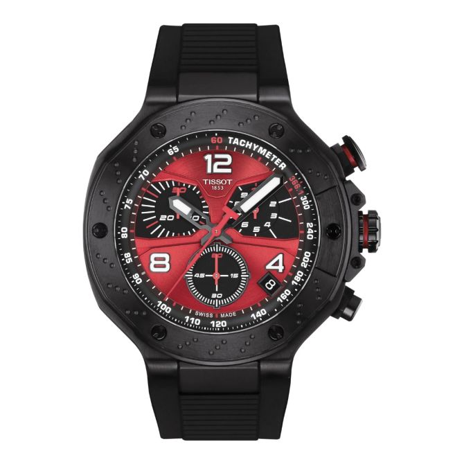 Tissot T-Race MotoGP 2026 Men's 45mm Watch, Red and Black Dial
