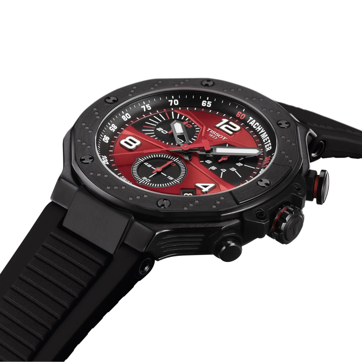 Tissot T-Race MotoGP 2026 Men's 45mm Watch, Red and Black Dial