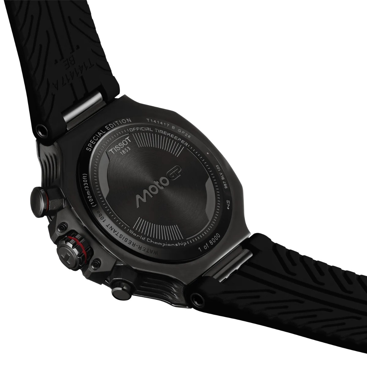 Tissot T-Race MotoGP 2026 Men's 45mm Watch, Red and Black Dial