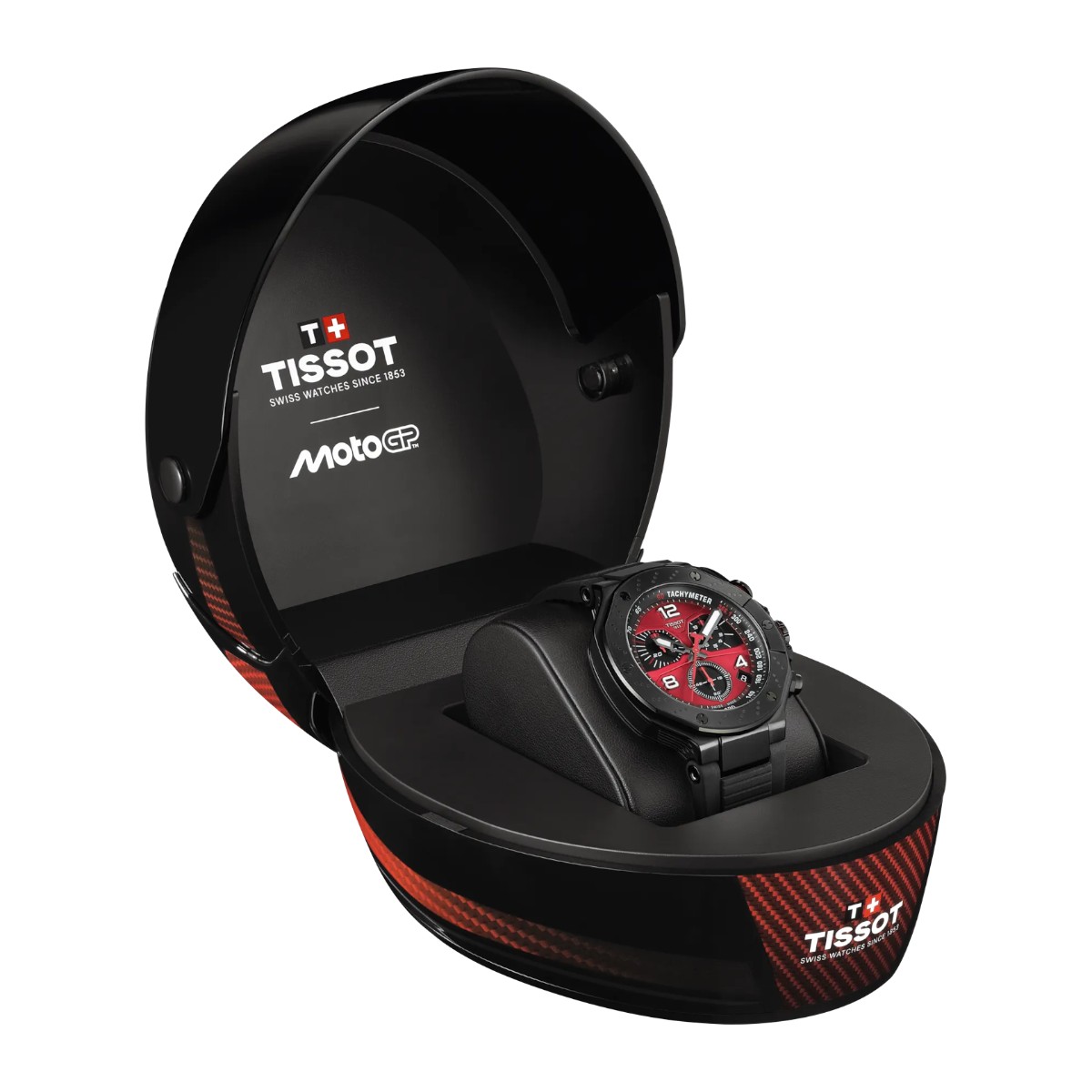Tissot T-Race MotoGP 2026 Men's 45mm Watch, Red and Black Dial