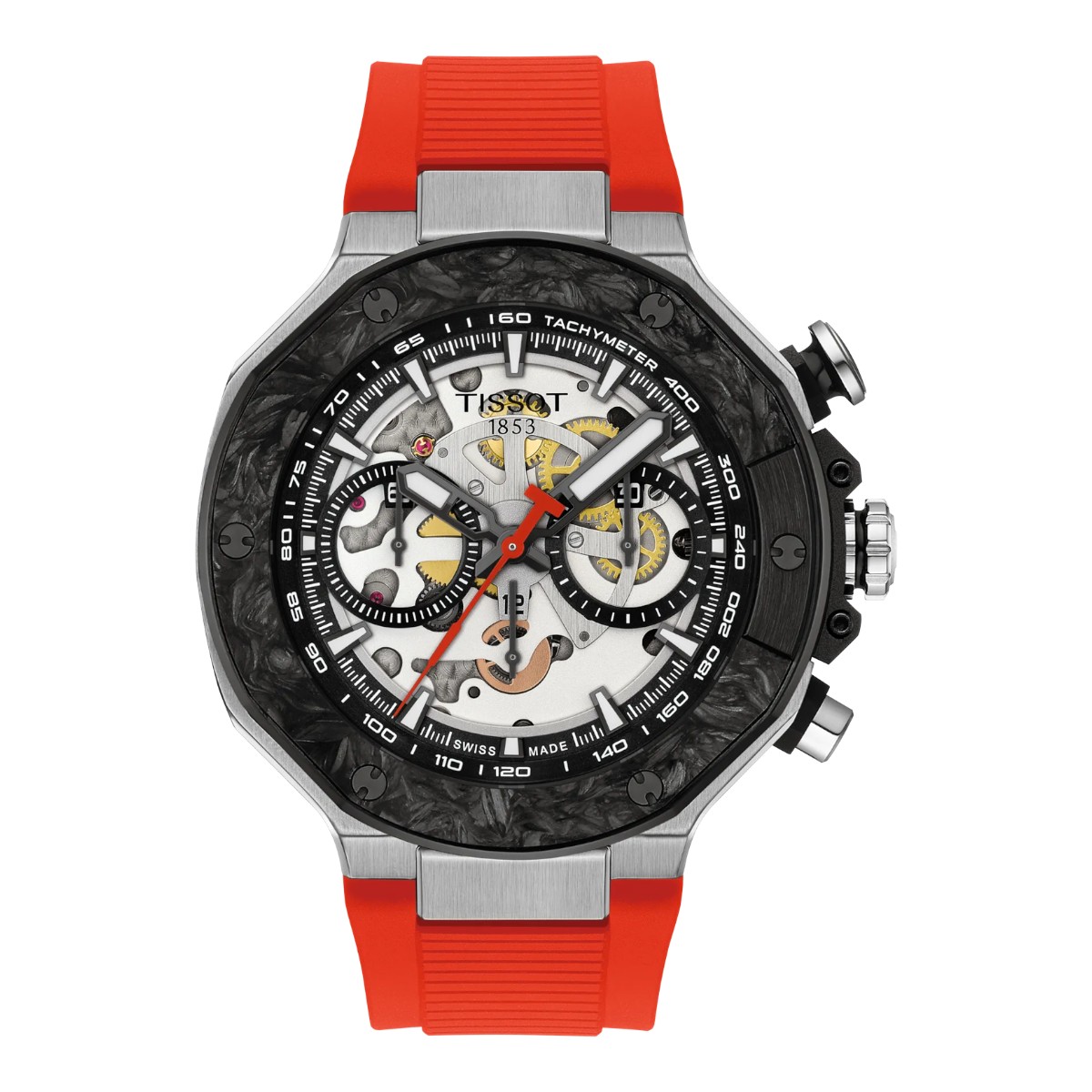 Tissot T-Race MotoGP 2026 Men's 45mm Watch, Skeleton Dial
