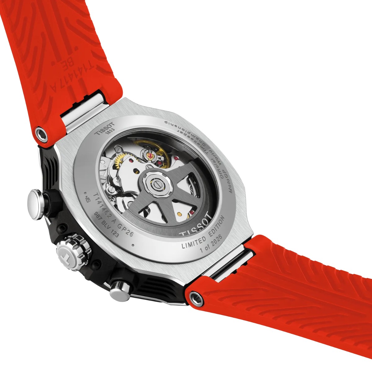 Tissot T-Race MotoGP 2026 Men's 45mm Watch, Skeleton Dial