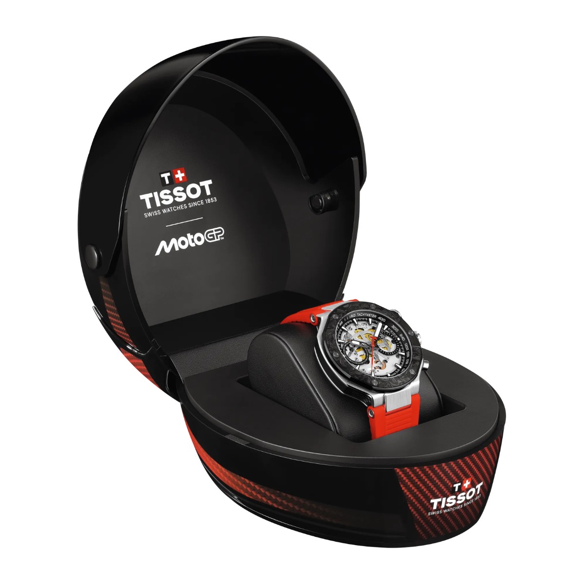 Tissot T-Race MotoGP 2026 Men's 45mm Watch, Skeleton Dial