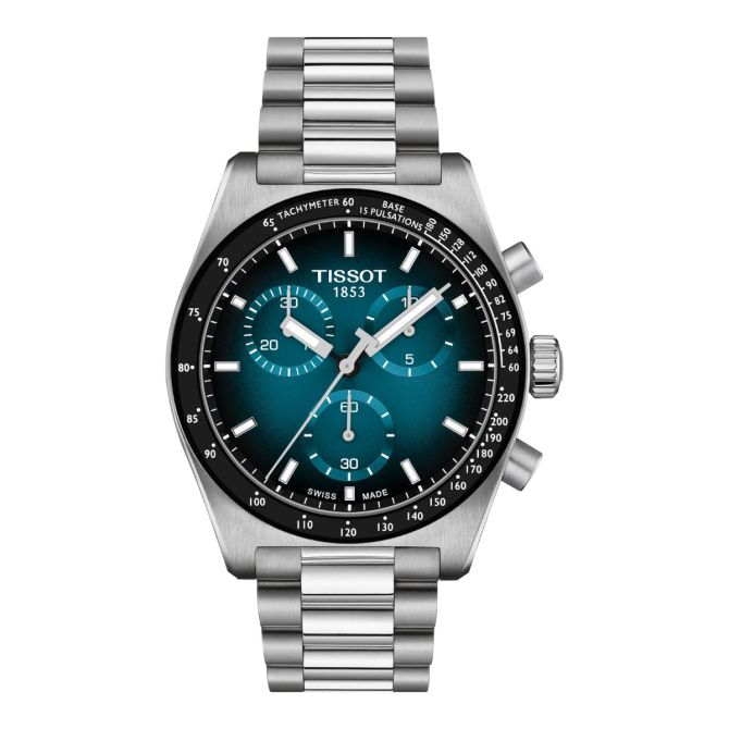 Tissot PR516 40mm Men's Watch, Blue Black Dial