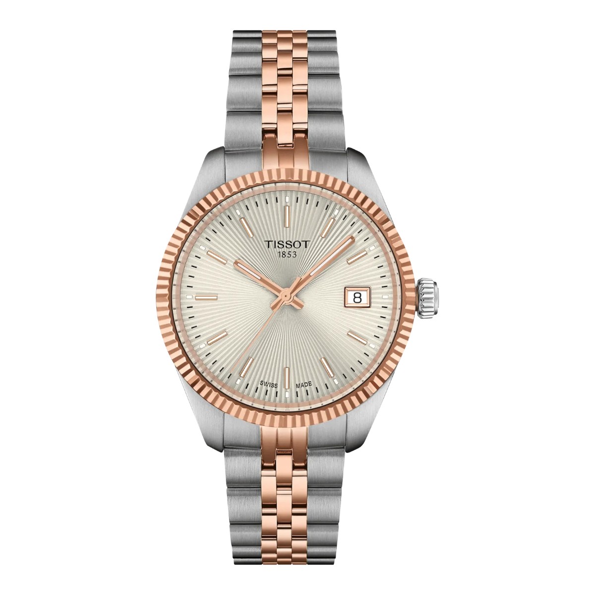 Tissot Ballade 34mm Women's Watch, Silver Dial
