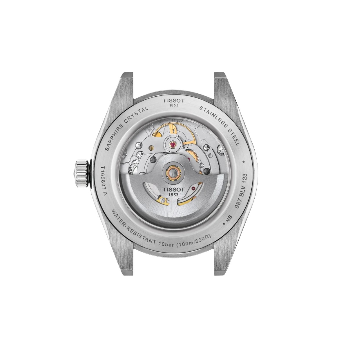 Tissot Gentleman 38mm Men's Watch, Silver Dial