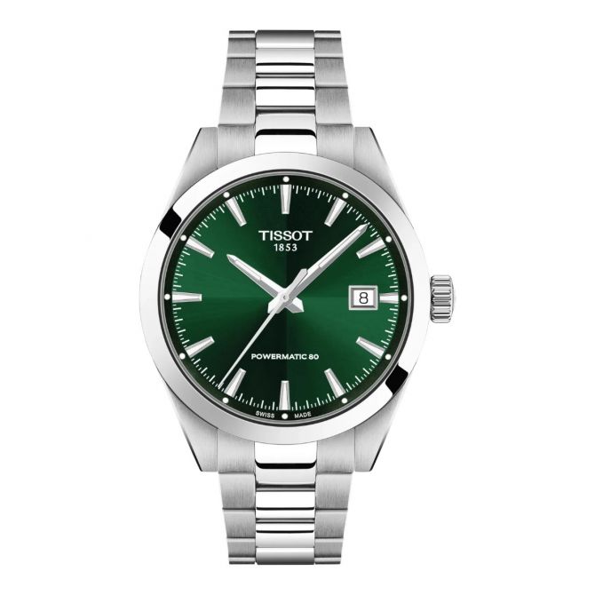 Tissot Gentleman 38mm Men's Watch, Green Dial