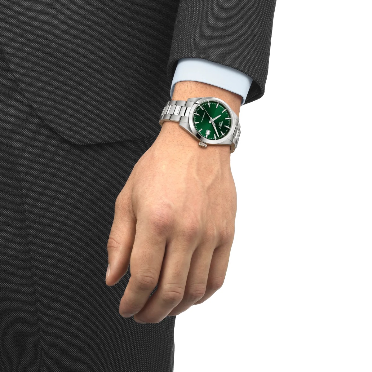 Tissot Gentleman 38mm Men's Watch, Green Dial