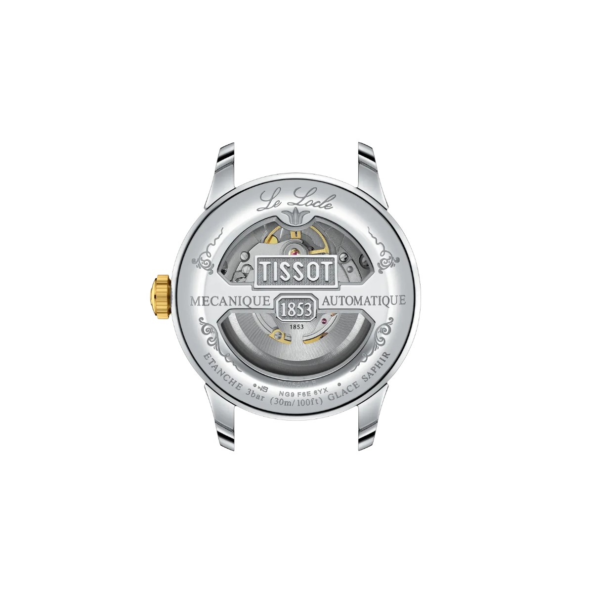 Tissot Le Locle 39.3mm Men's Watch, Silver Dial