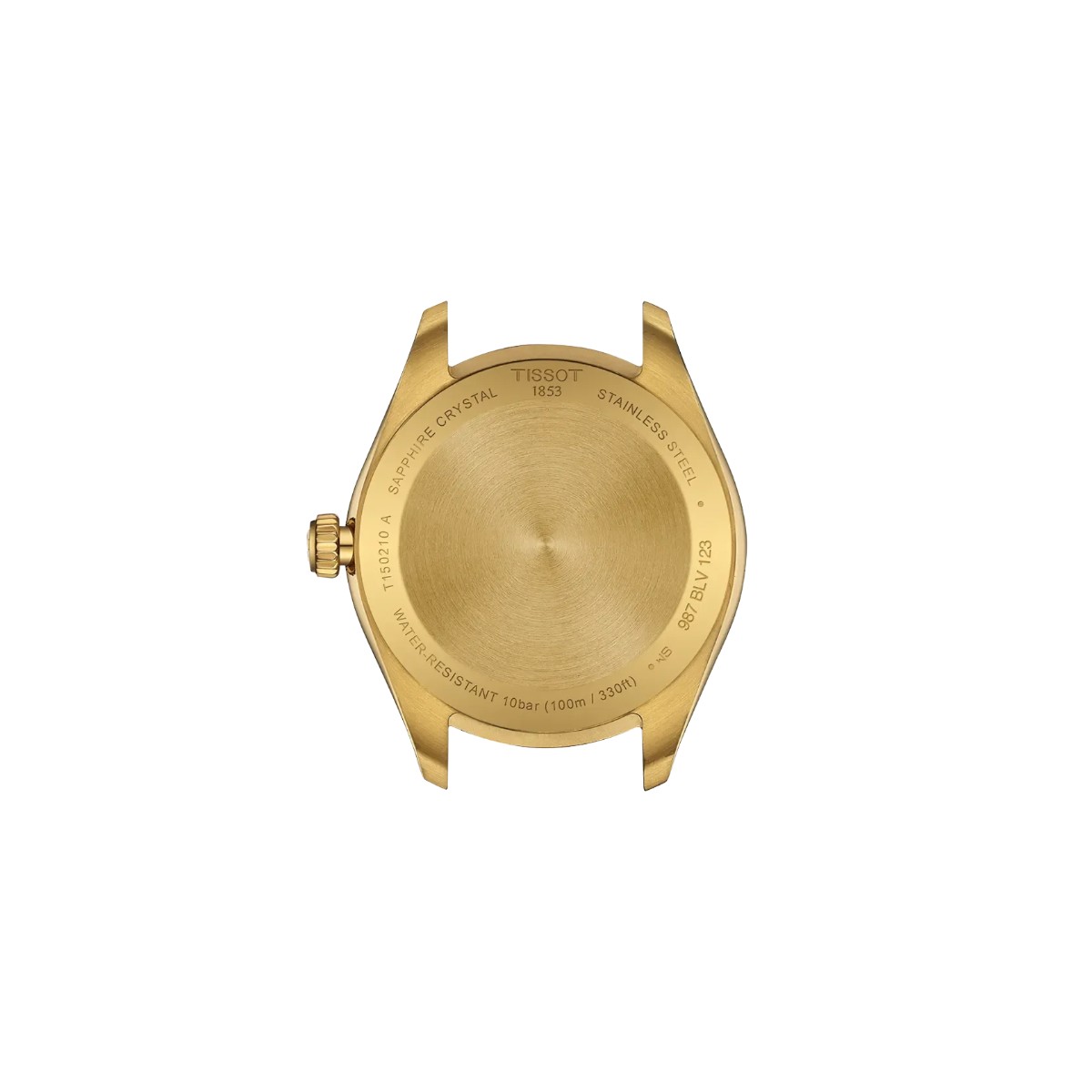Tissot PR 100 34mm Women's Watch, Yellow Gold Dial