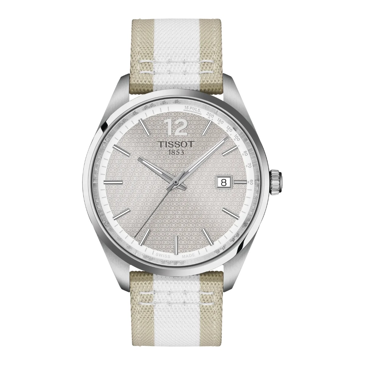 Tissot PR 100 Cycling 40mm Men's Watch, Grey Pattern Dial