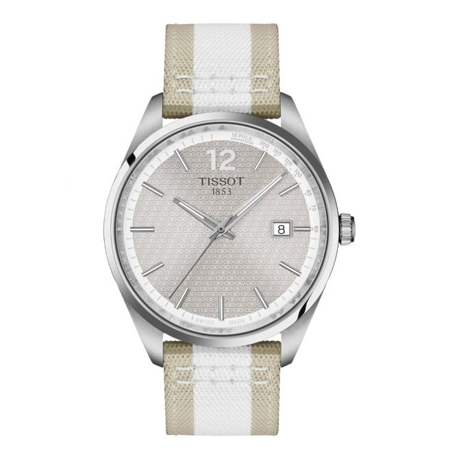 Tissot PR 100 Cycling 40mm Men's Watch, Grey Pattern Dial