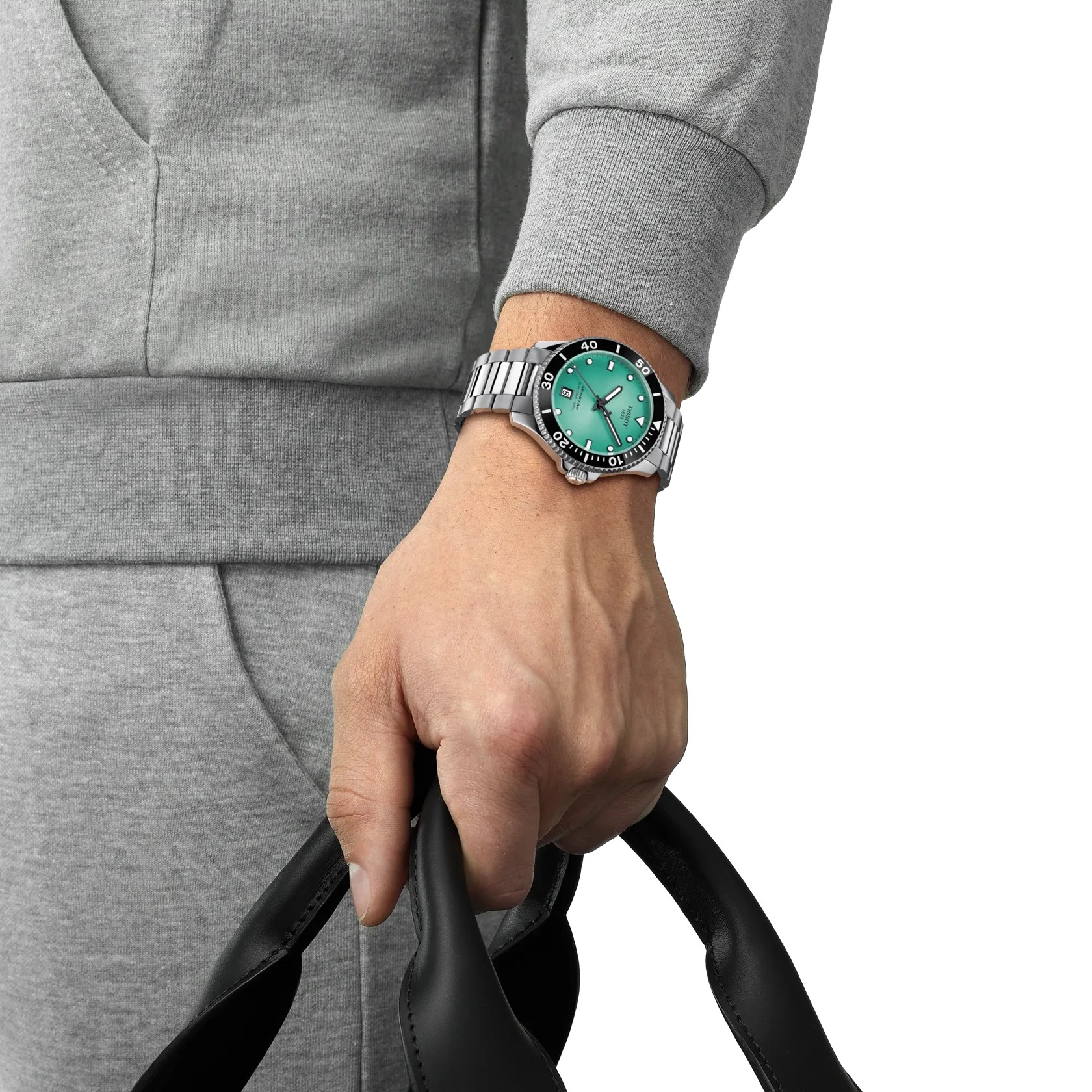 Tissot Seastar 1000 40mm Men's Watch, Turquoise Dial
