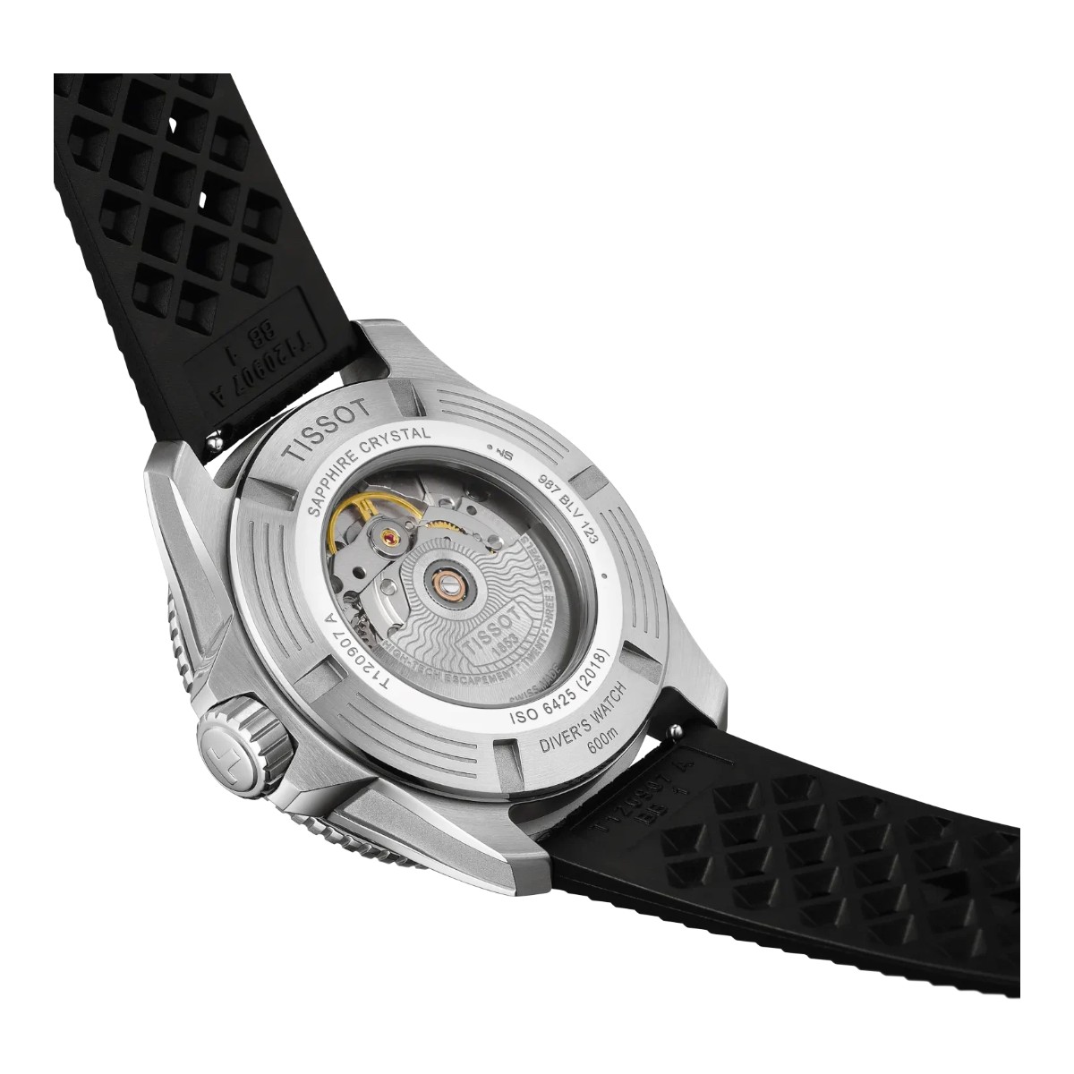 Tissot Seastar 2000 44mm Men's Watch, Orange Dial