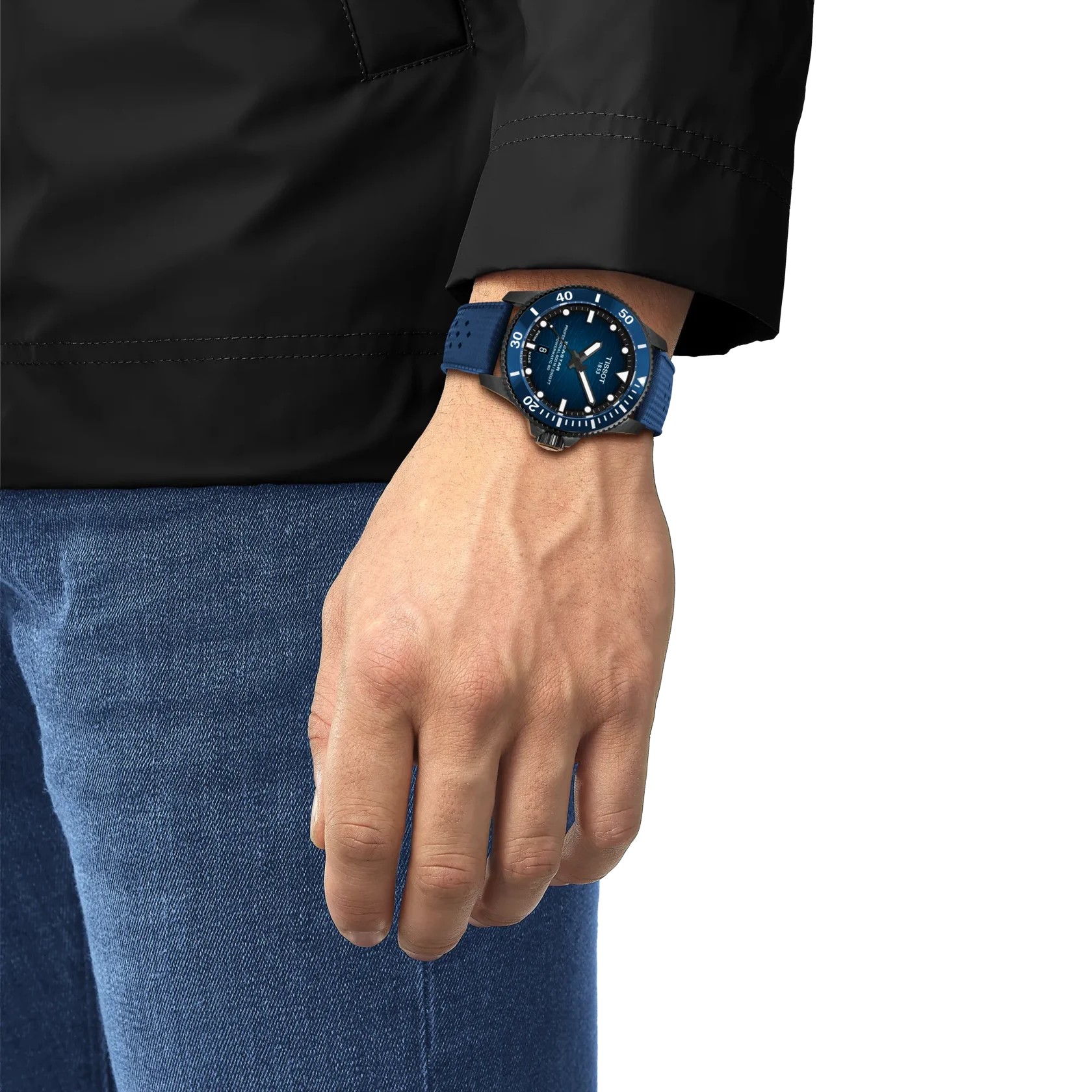 Tissot Seastar 2000 44mm Men's Watch, Blue Dial