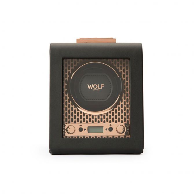 WOLF Axis Single Watch Winder, Copper