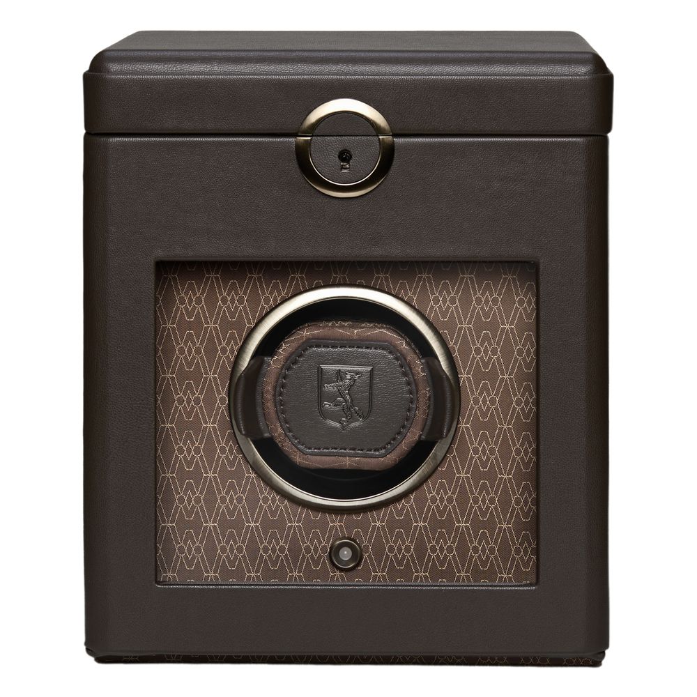 WOLF Earth Single Watch Winder, Coffee