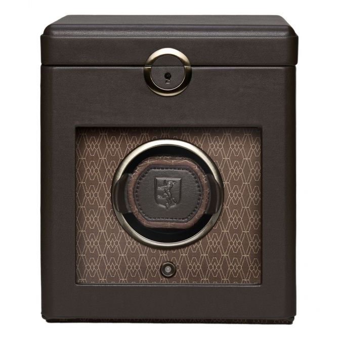 WOLF Earth Single Watch Winder, Coffee