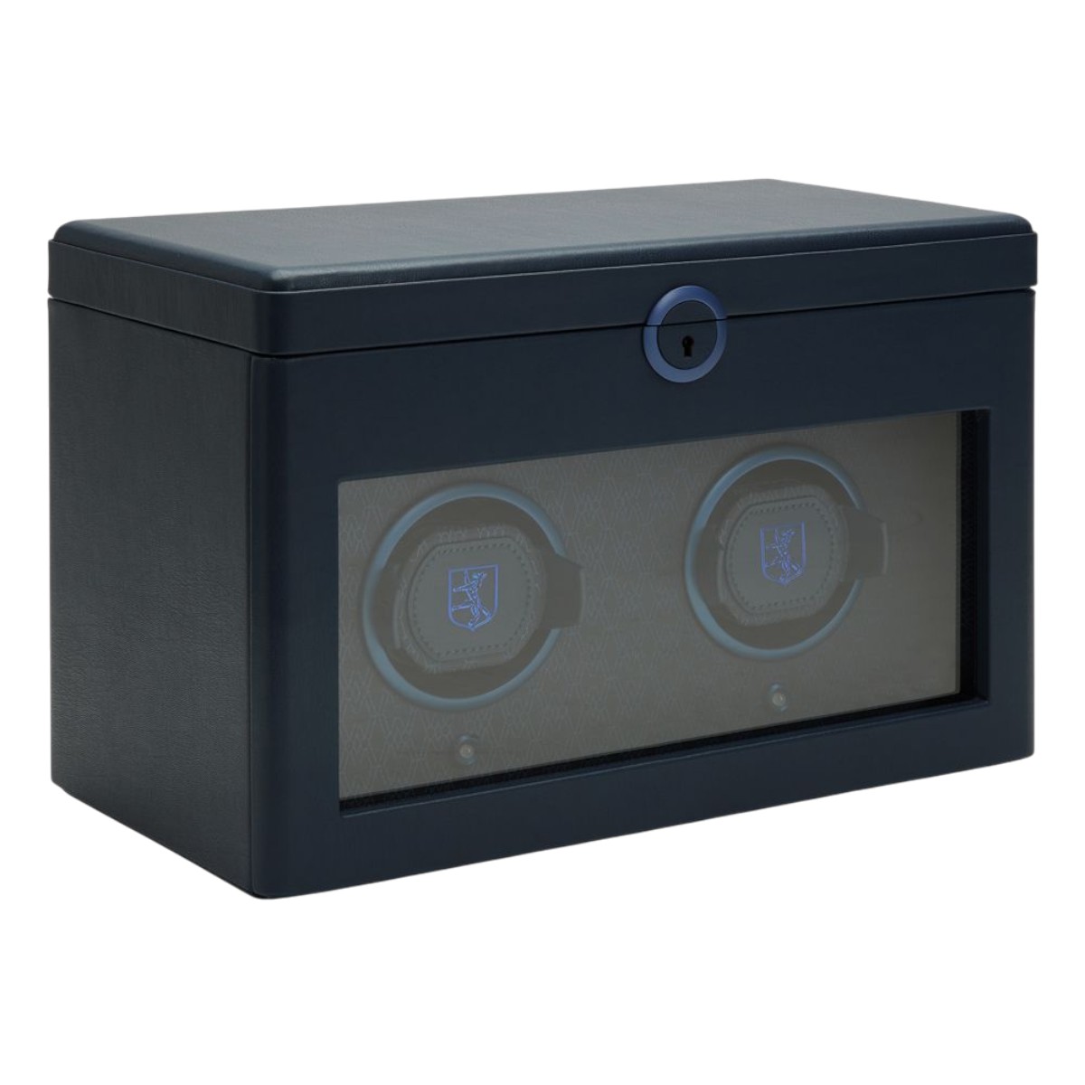 WOLF Earth Double Watch Winder, Midnight Blue