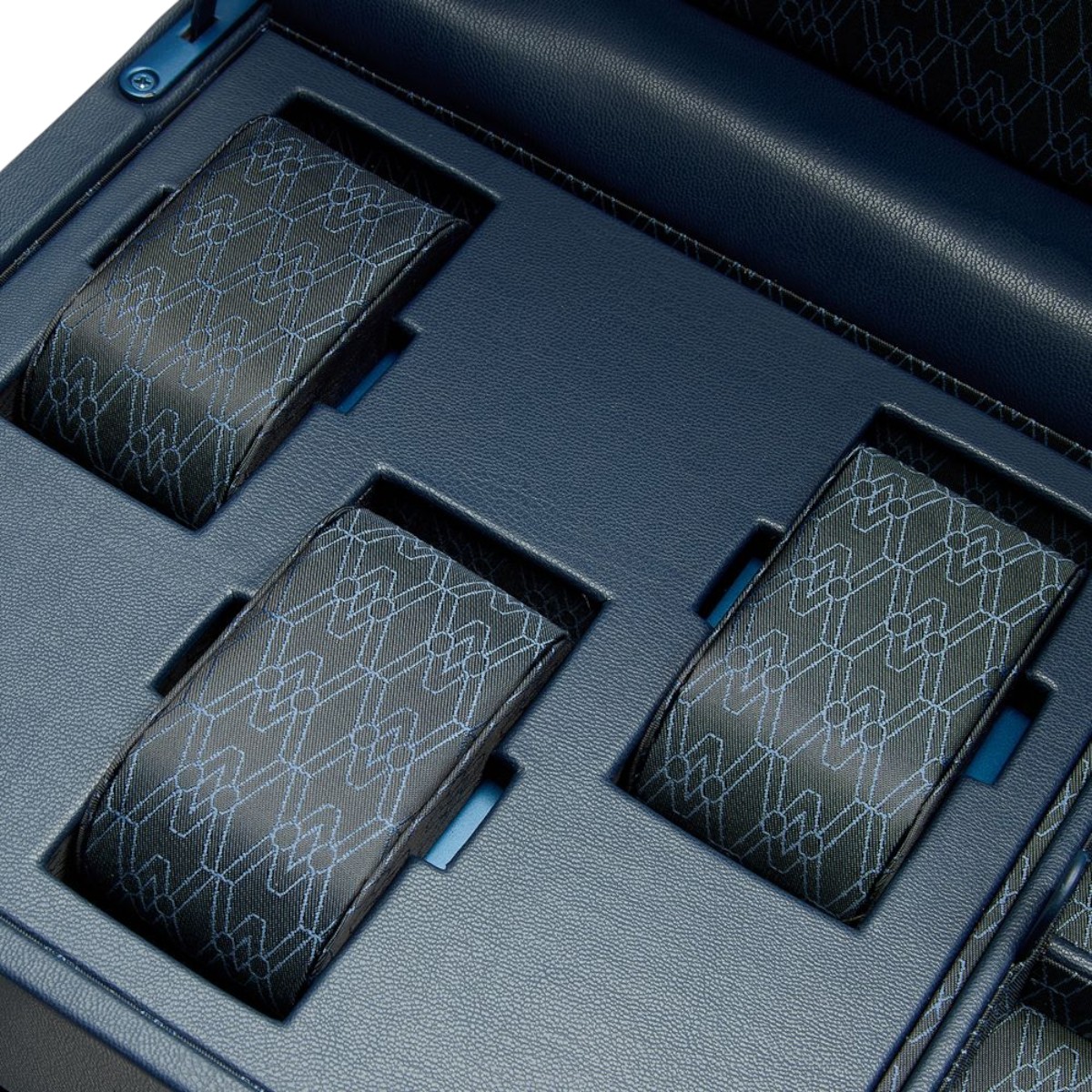 WOLF Earth Double Watch Winder, Midnight Blue