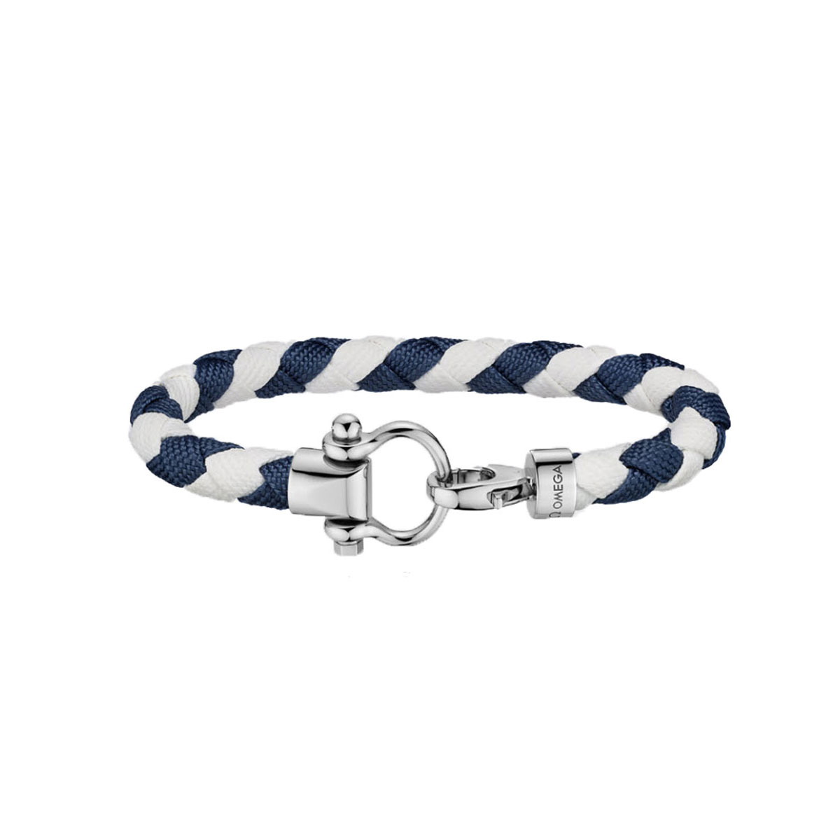 Omega Sailing Medium Bracelet, White and Dark Blue