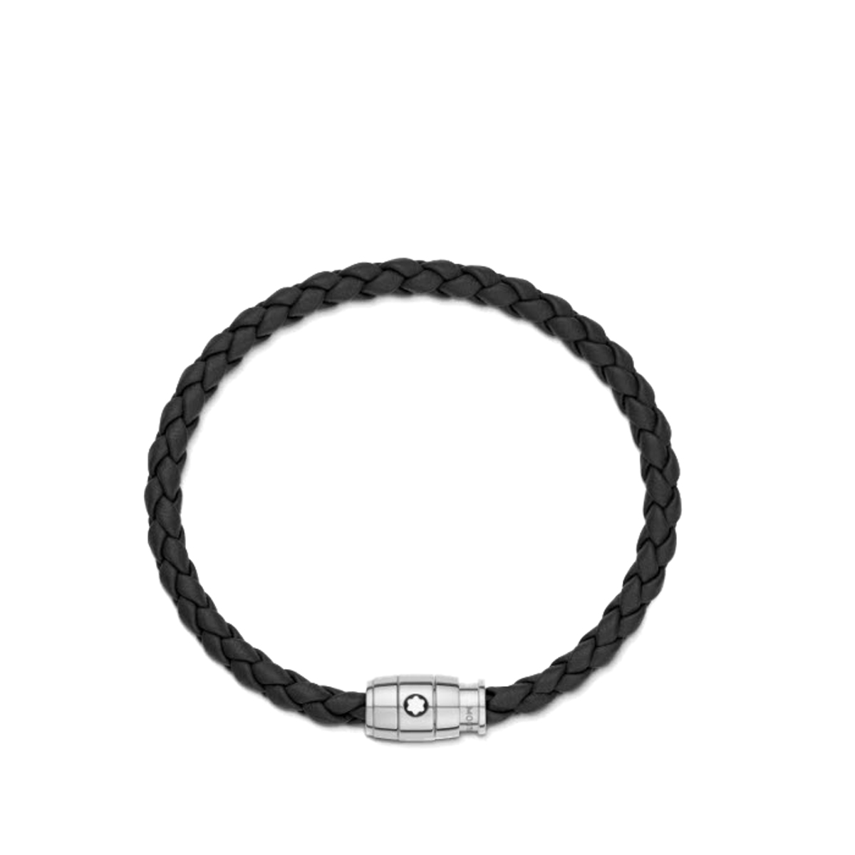 Montblanc Bracelet Steel 3 Rings Closing Bracelet, Black
