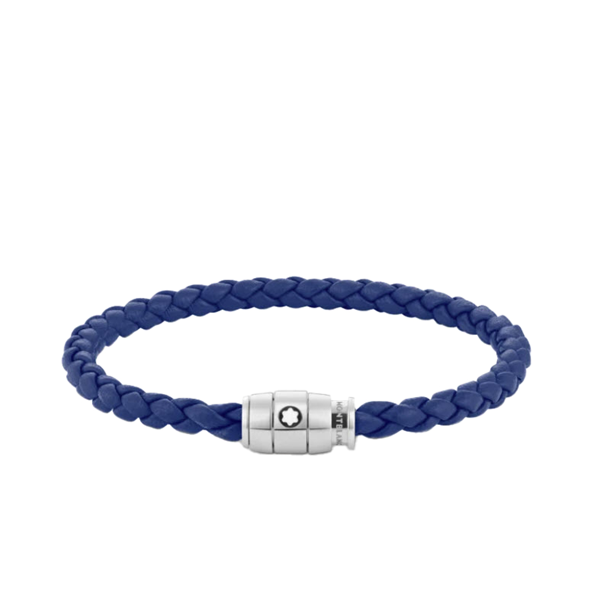 Montblanc Bracelet Steel 3 Rings Closing Bracelet, Blue