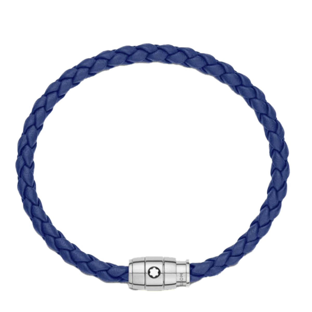 Montblanc Bracelet Steel 3 Rings Closing Bracelet, Blue