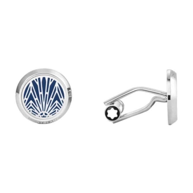 Montblanc The Origin Collection Meisterstuck Cufflinks, Blue