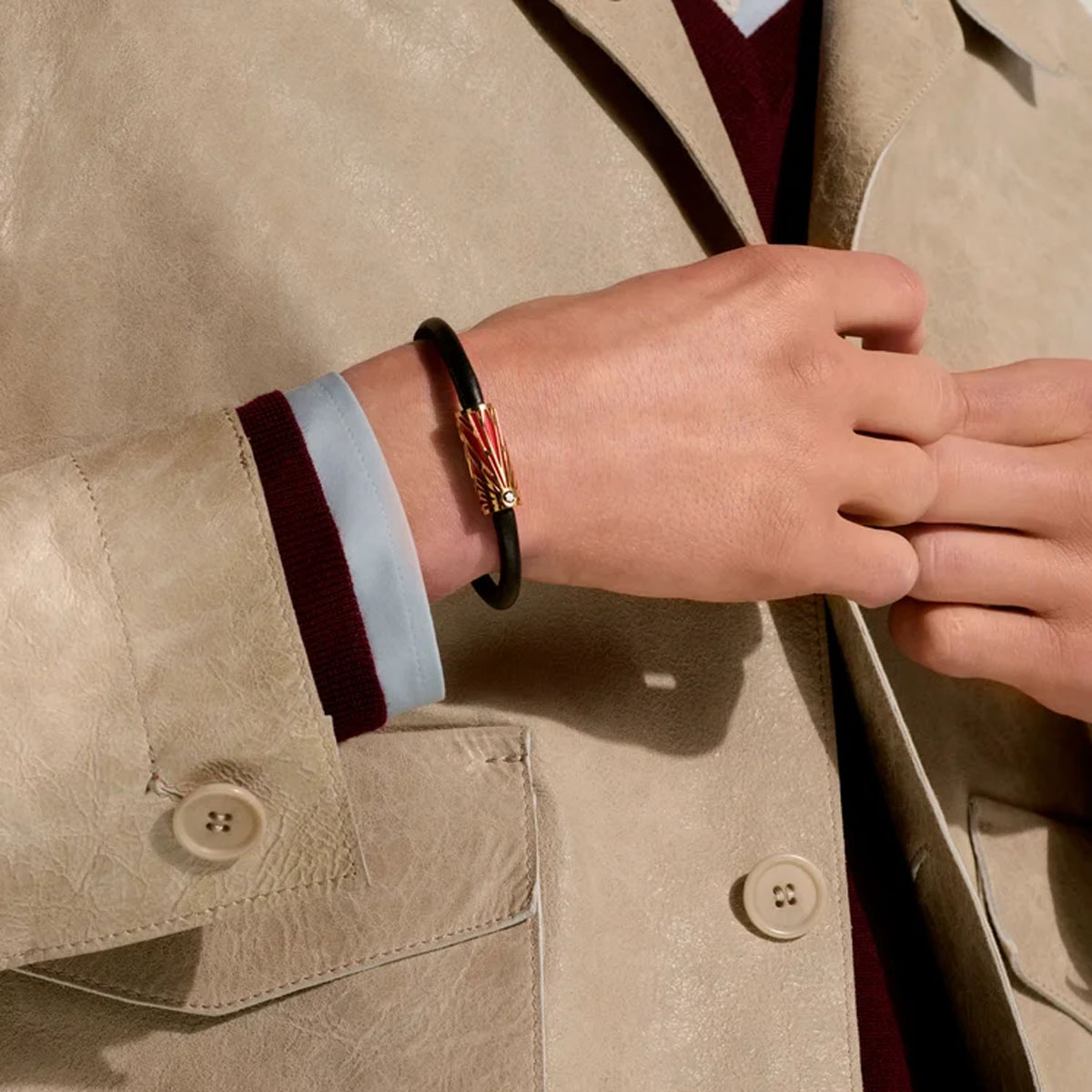 Montblanc Meisterstuck The Origin Collection Bracelet, Coral