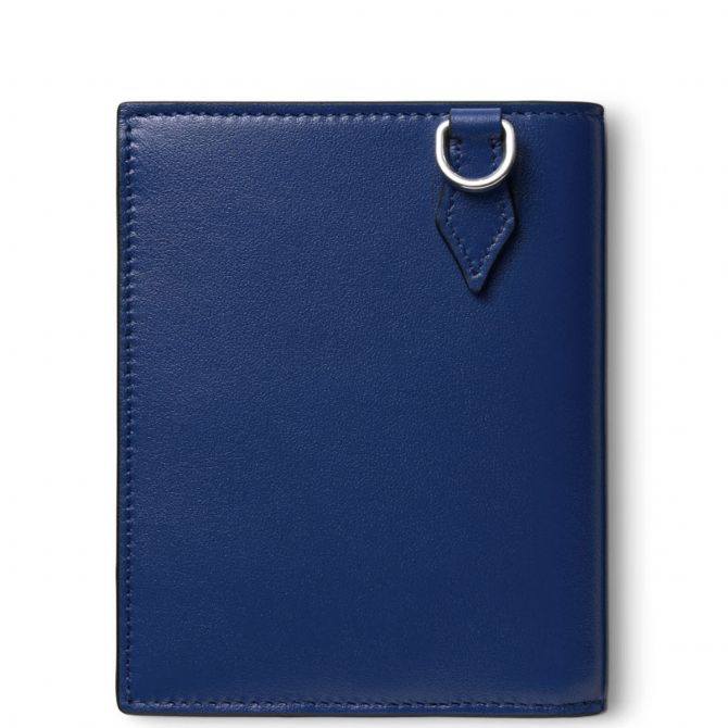 Montblanc Meisterstuck Compact Wallet, Blue | 129678 | Borsheims Montblanc Meisterstuck Compact Wallet, Blue | 129678 | Borsheims