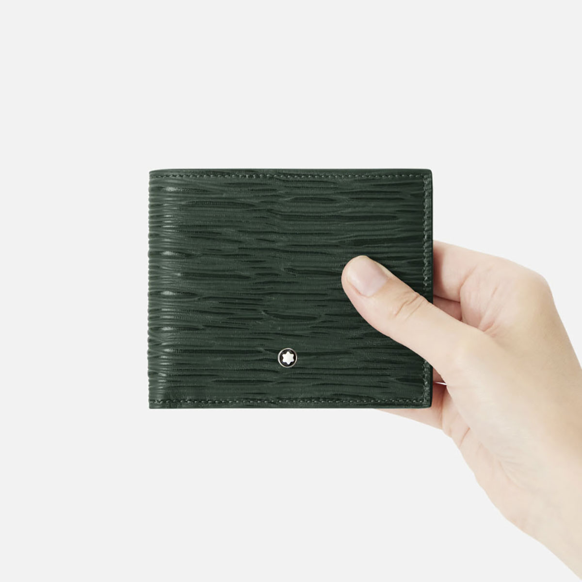 Montblanc 8 Card Case 4810 Wallet, British Racing Green