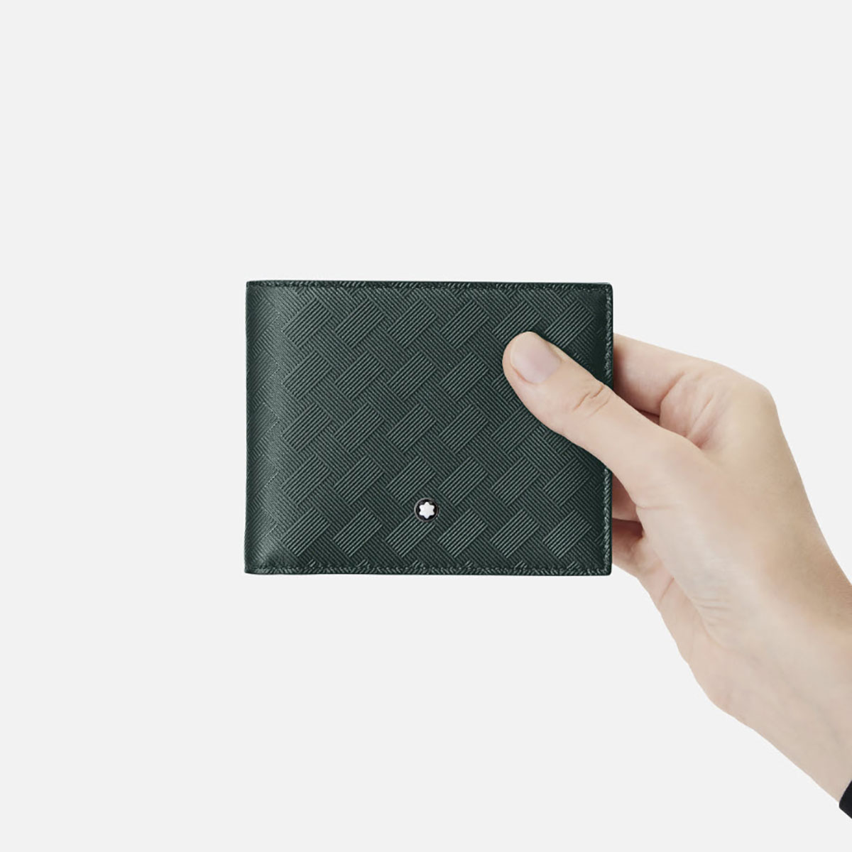 Montblanc Extreme 3.0 Collection 6 Card Case BiFold Wallet, British Racing Green
