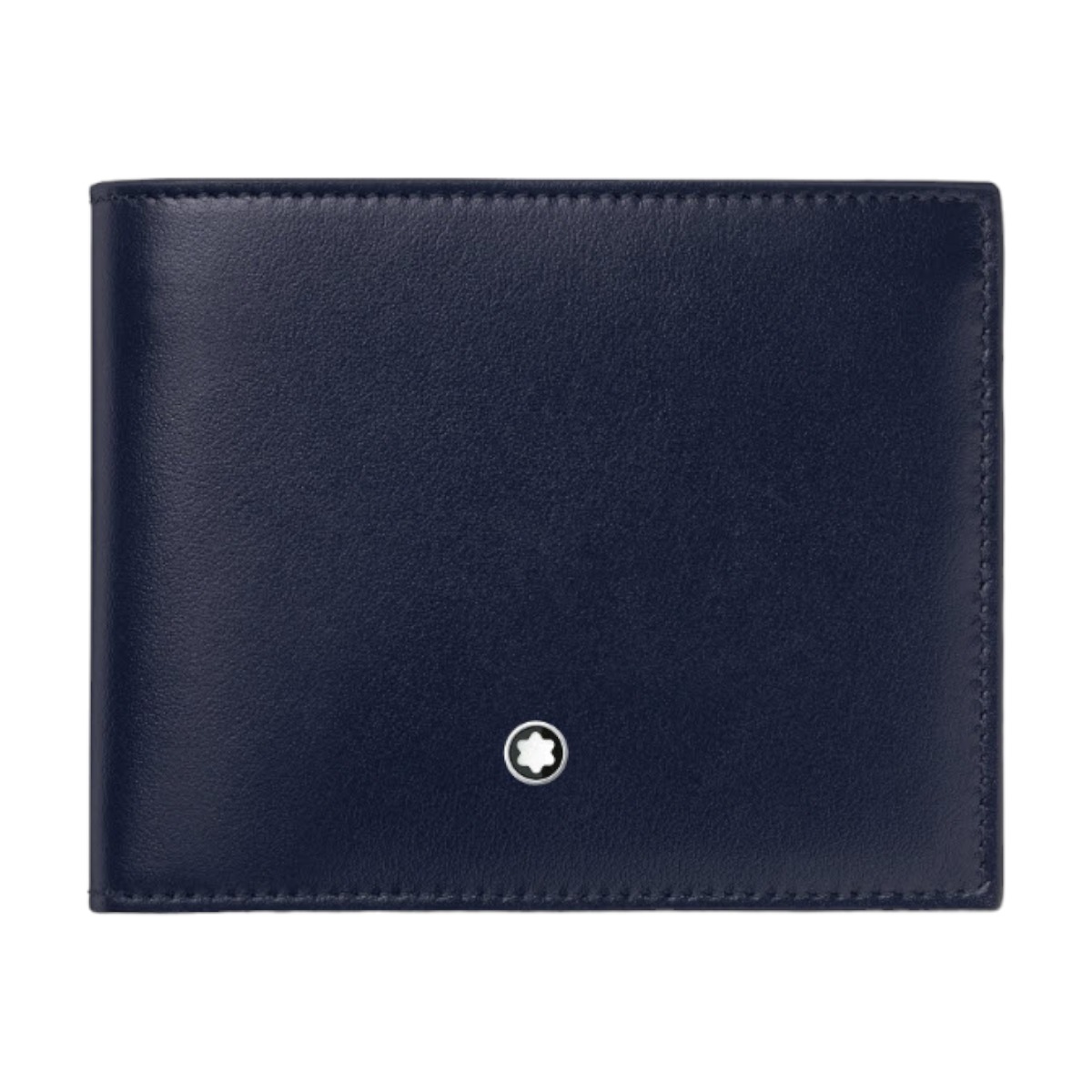 Montblanc Meisterstuck 6 Card Case BiFold Wallet, Ink Blue
